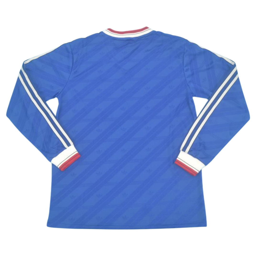 Camisa Manchester United Manga Longa Away 1986 - Versão Retrô