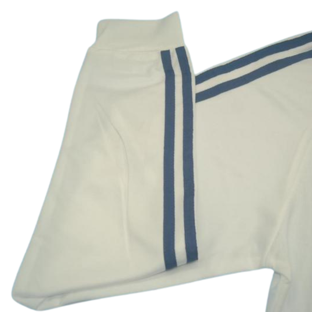 Camisa Real Madrid Manga Longa Home 01/02 - Versão Retrô