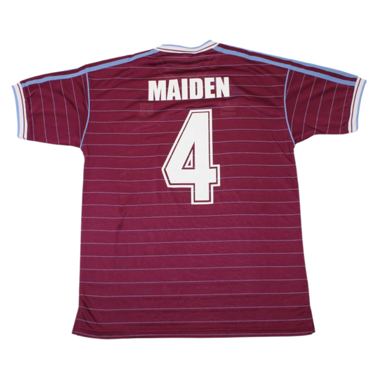 Camisa West Ham Home 1986 - Versão Retrô "Maiden" Nº 4