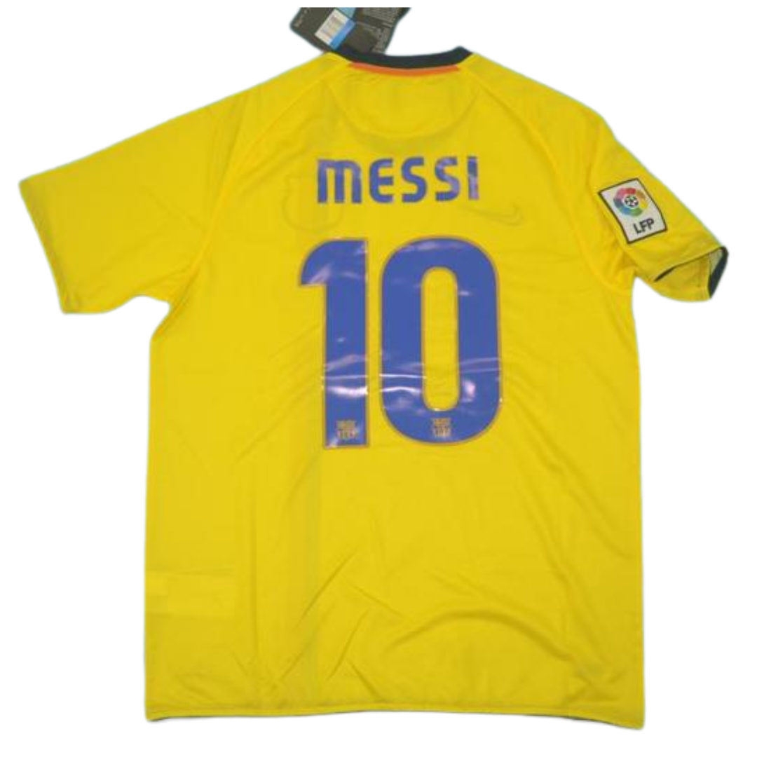 Camisa Barcelona Away 08/09 - Versão Retrô "Messi" Nº 10