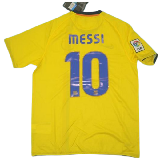 Camisa Barcelona Away 08/09 - Versão Retrô "Messi" Nº 10