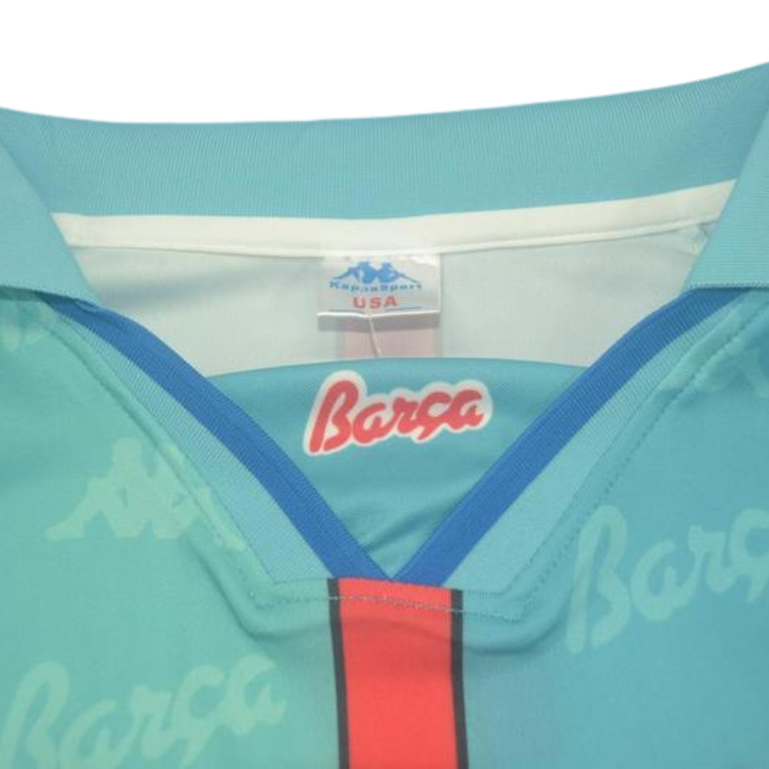 Camisa Barcelona Manga Longa 96/97 - Versão Retrô "Ronaldo" Nº 9