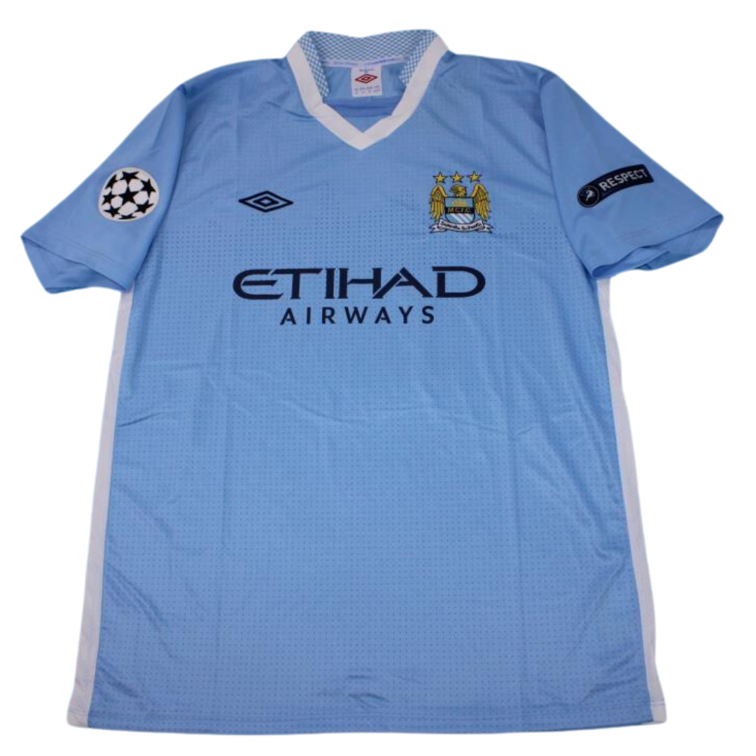 Camisa Retrô Manchester City Home 11/12 "Kun Aguero" Nº16