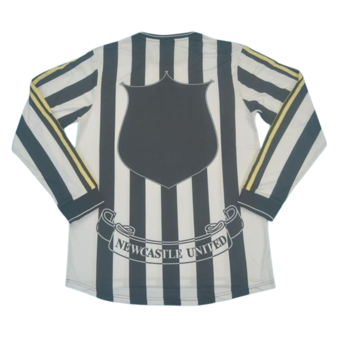 Camisa Newcastle United Manga Longa Home 97/99 - Versão Retrô