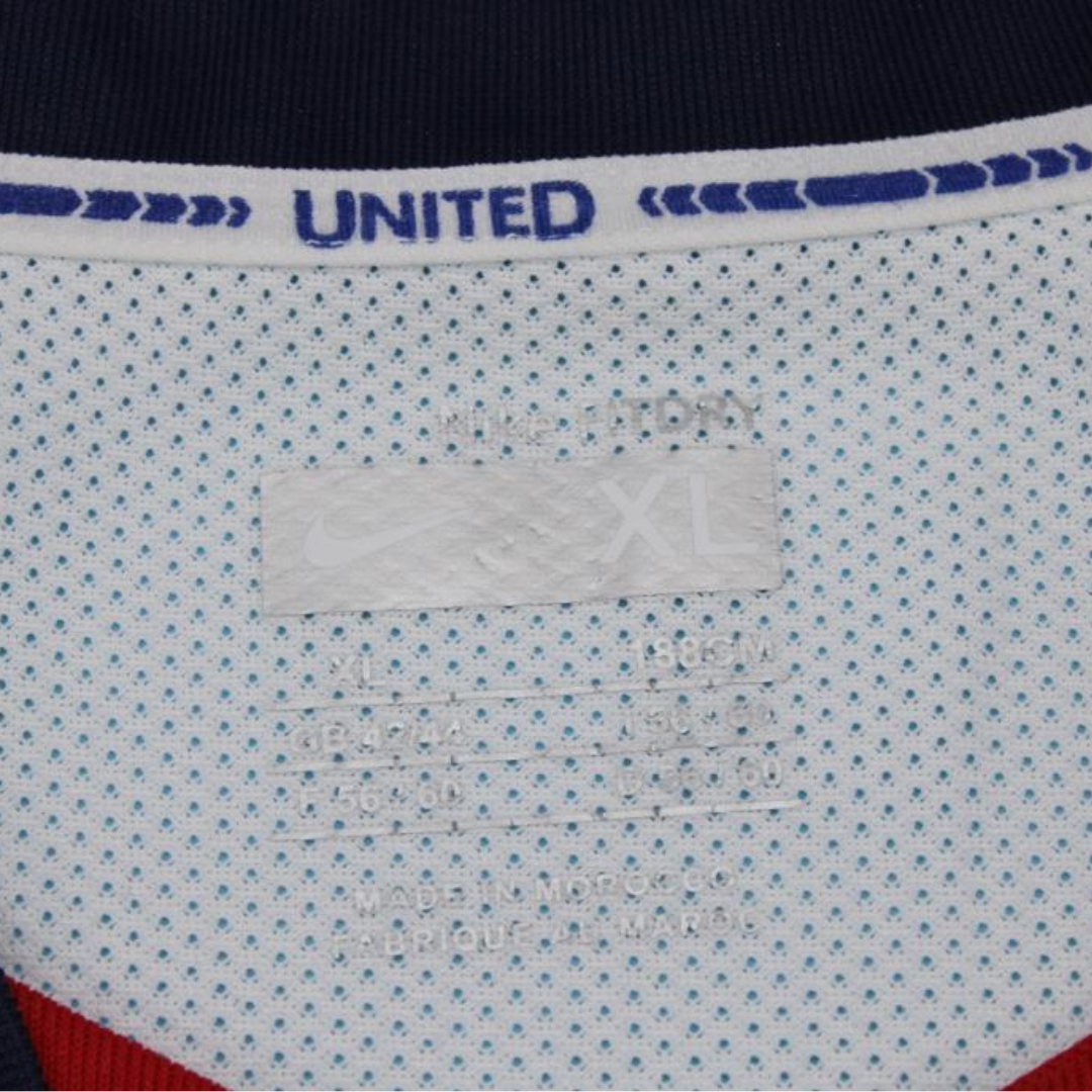 Camisa Manchester United Manga Longa Final Roma 2009 - Versão Retrô "Barroso" Nº 7