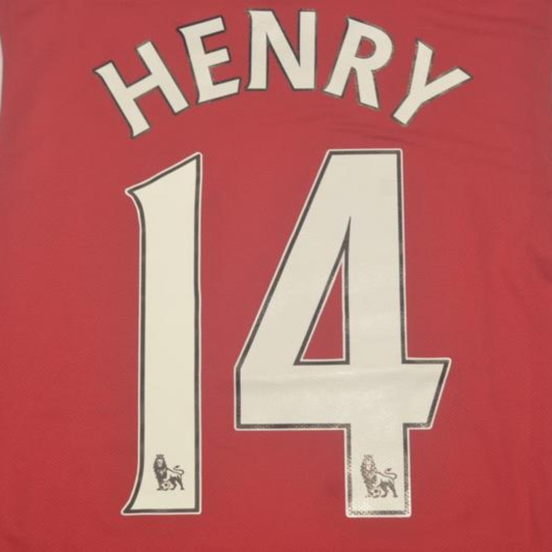 Camisa Arsenal Home 11/12 - Versão Retrô "Henry" Nº 14