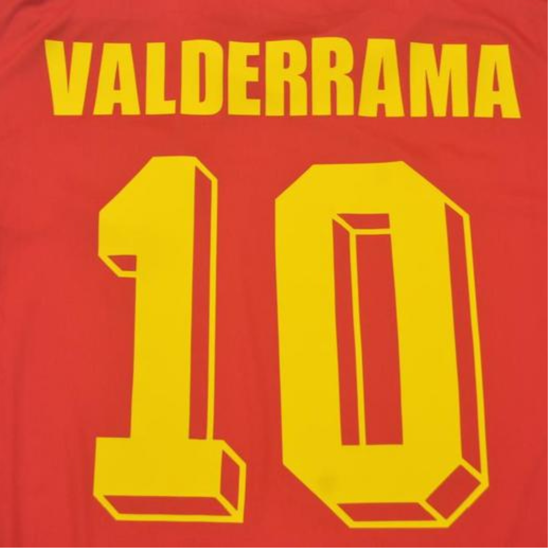 Camisa Retrô Colômbia Home  1990 "Valderrama" N°10