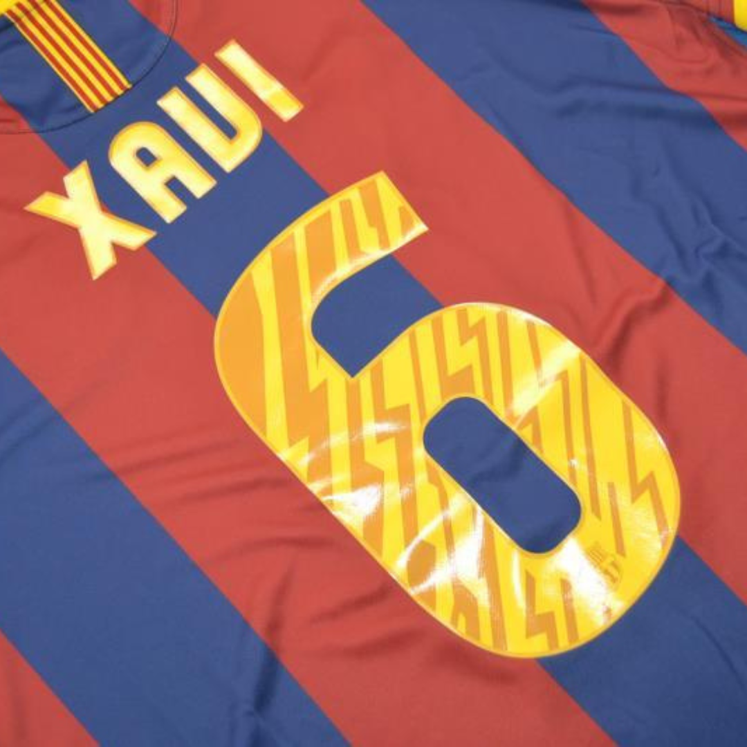 Camisa Barcelona Home 10/11 - Versão Retrô "Xavi" Nº 6