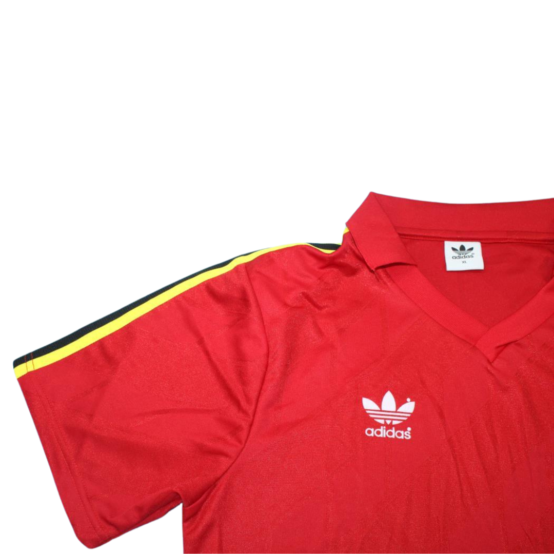 Camisa Retrô Bélgica Home Versão Jogador 1986 N°.11
