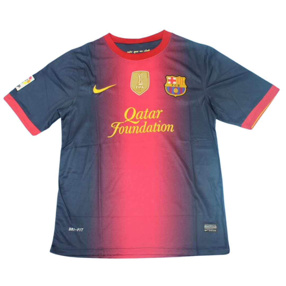 Camisa Barcelona Home 12/13 - Versão Retrô "A.Iniesta" Nº 8