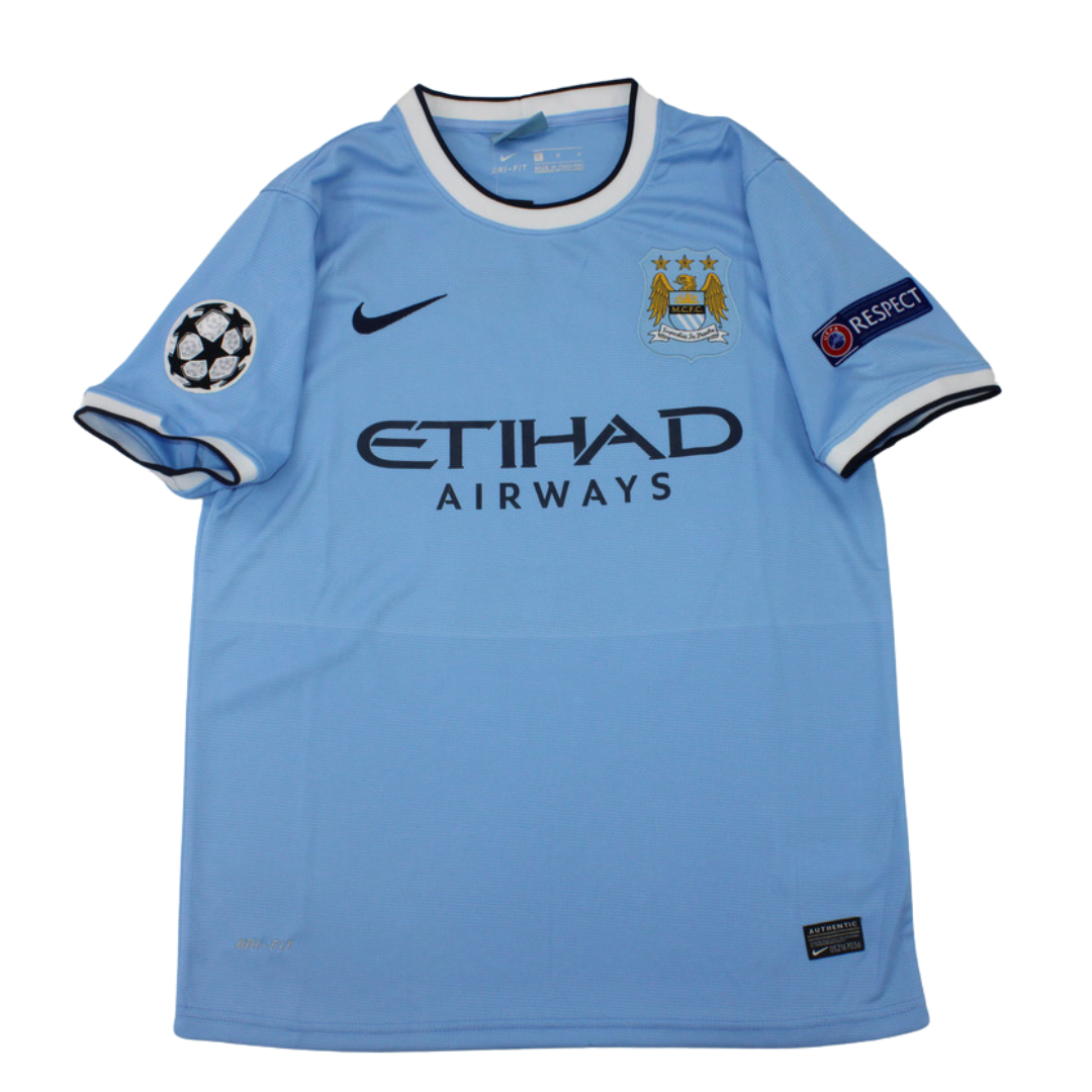 Camisa Manchester City Home 13/14 - Versão Retrô "Aguero" Nº 16