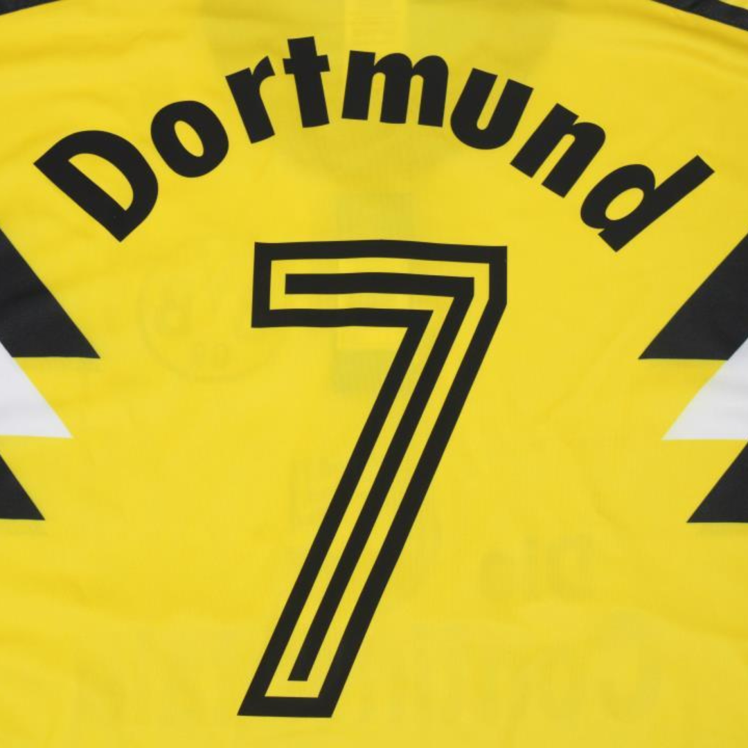 Camisa Borussia Dortmund Home 89/90 - Versão Retrô N° 7