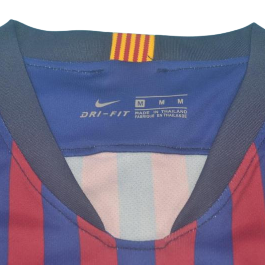 Camisa Barcelona Home 18/19 - Versão Retrô "A.Iniesta" Nº 8