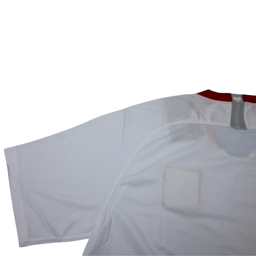 Camisa Polônia Copa do Mundo Home 2018 - Versão Retrô "Lewandowski" N° 9