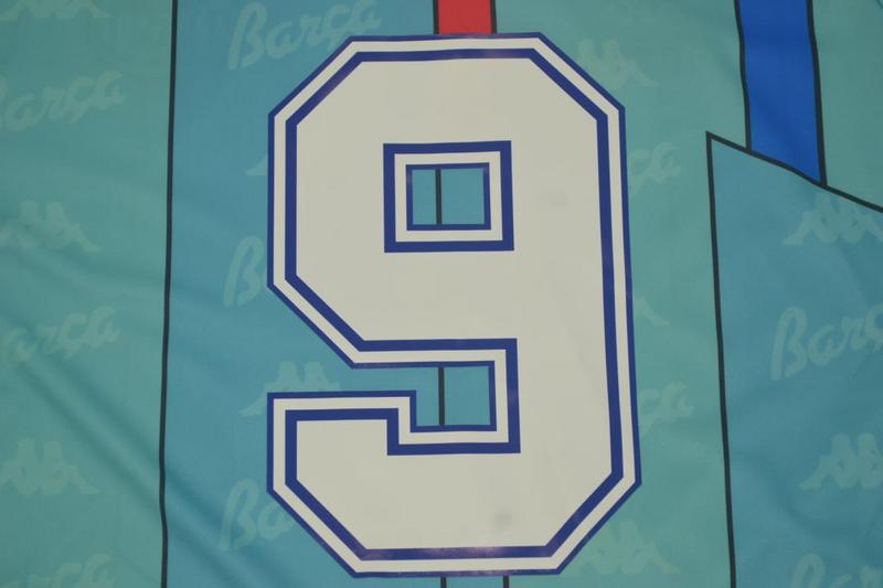 Camisa Barcelona Away 96/97 - Versão Retrô "Ronaldo" Nº 9