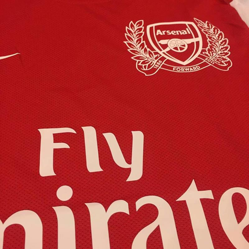 Camisa Arsenal Manga Longa Home 11/12 - Versão Retrô