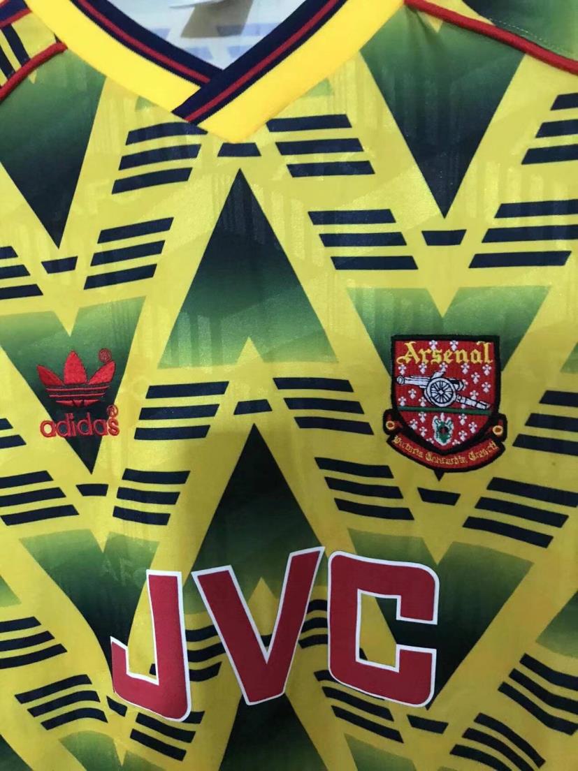 Camisa Arsenal Manga Longa 91/93 - Versão Retrô "Wright" Nº 8