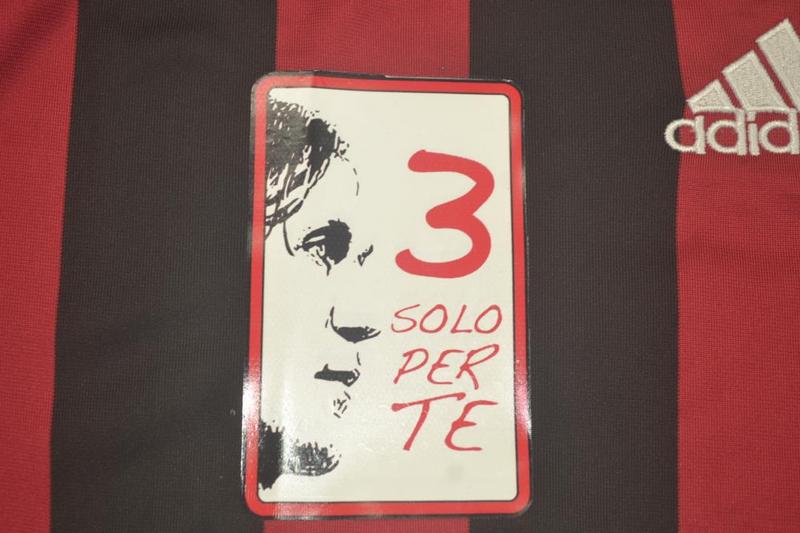 Camisa Retrô Milan Home Edição Maldini 09/10 "Maldini" N°.3