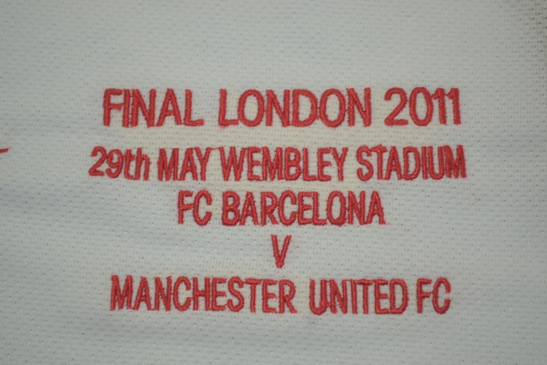 Camisa Manchester United UCL Final 2011 - Versão Retrô