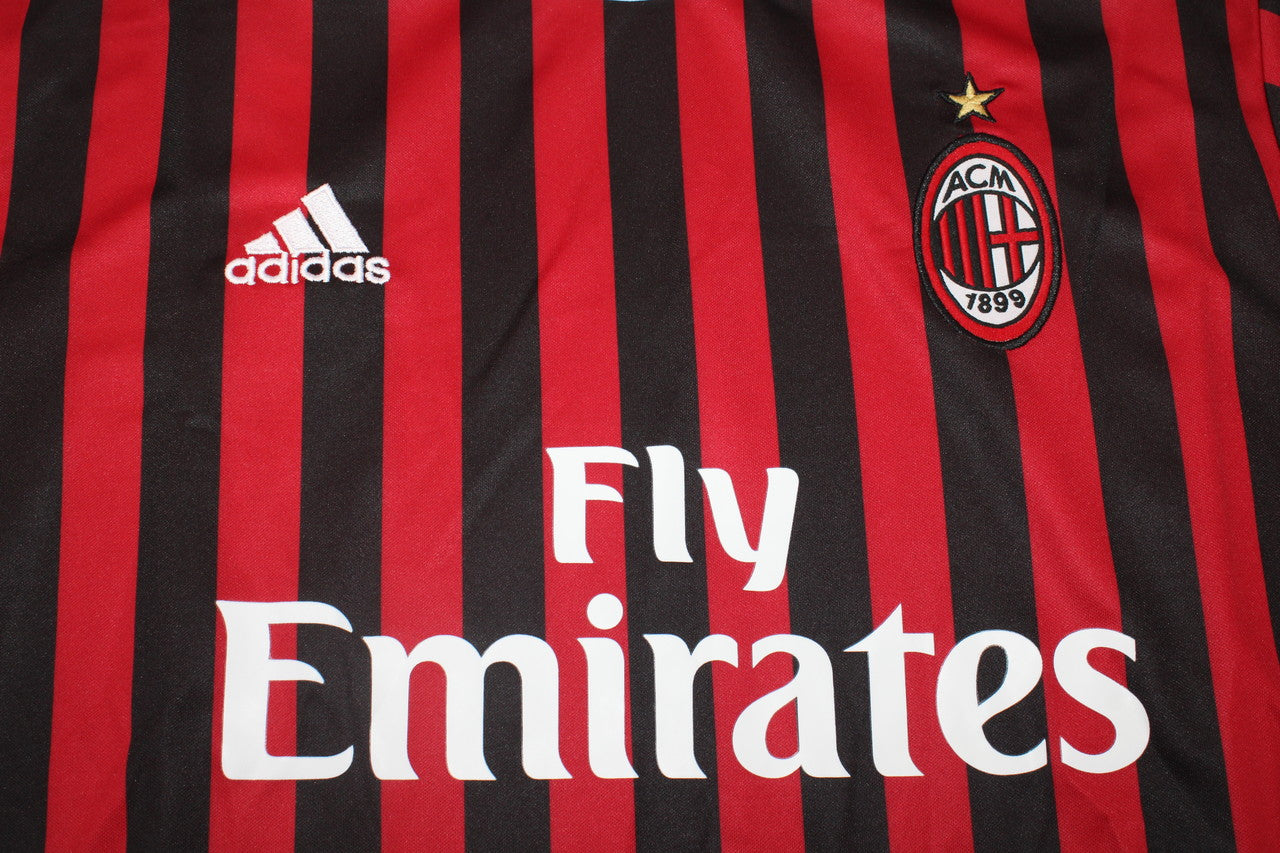 Camisa Milan Manga Longa Home 11/12 - Versão Retrô