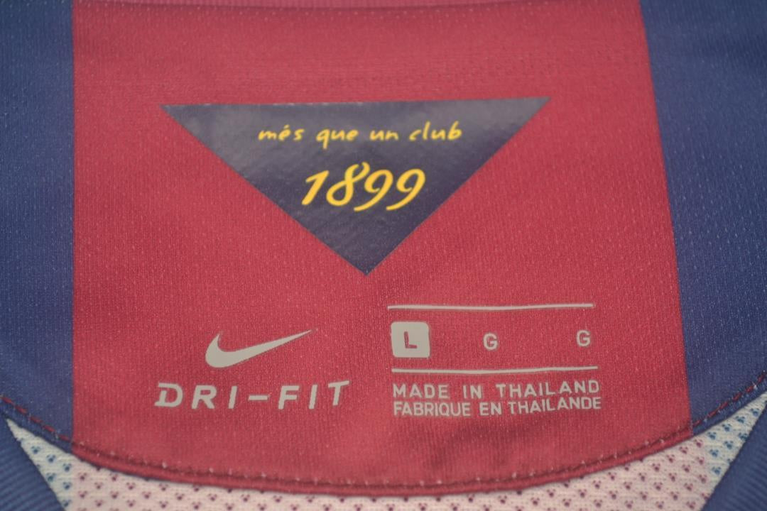 Camisa Barcelona Home 14/15 - Versão Retrô "Suárez" Nº 9