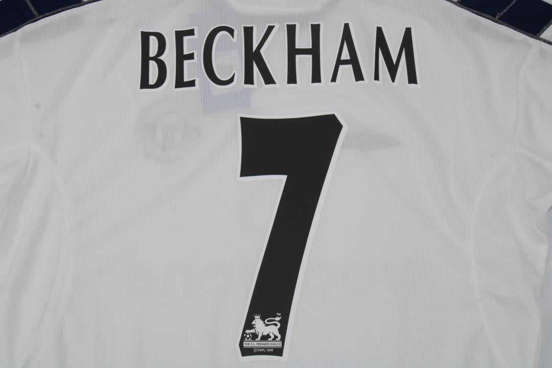 Camisa Manchester United Away 99/00 - Versão Retrô "Beckham" Nº 7