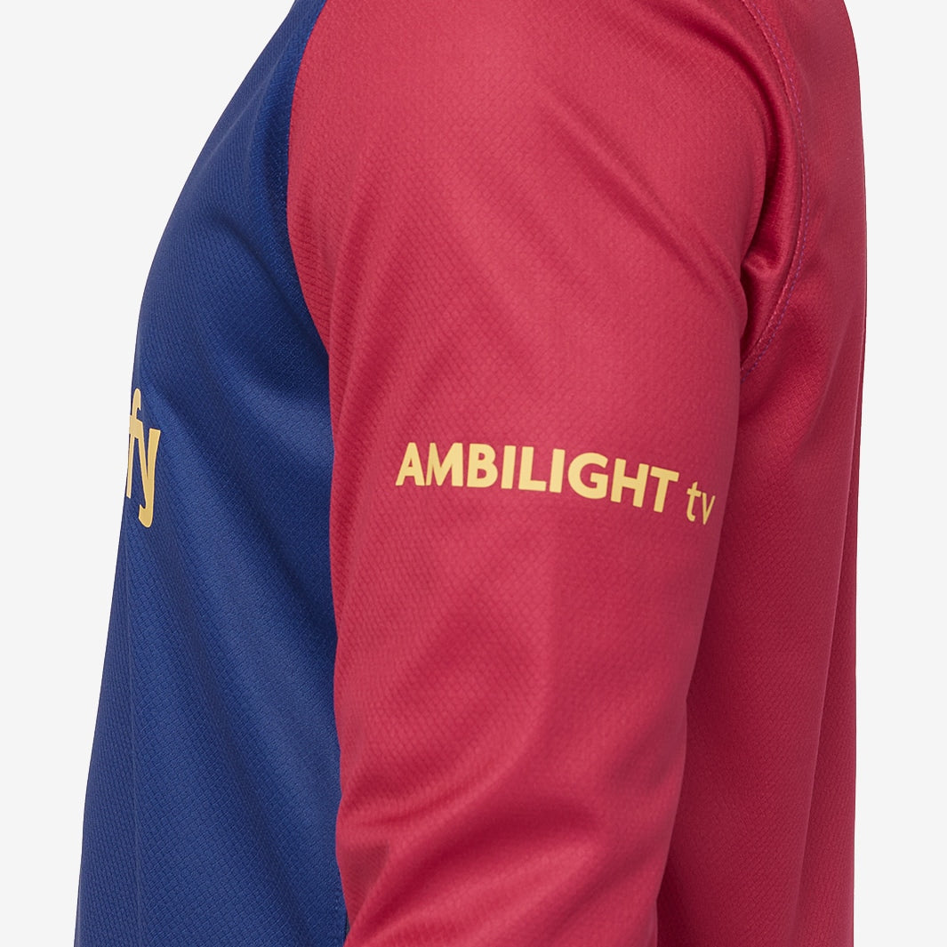 Camisa Barcelona Manga Longa Home 24/25 - Versão Retrô