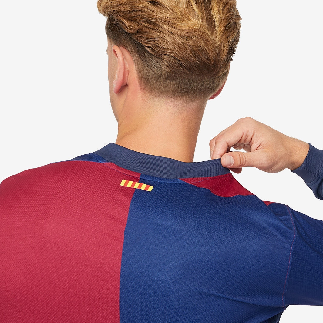 Camisa Barcelona Manga Longa Home 24/25 - Versão Retrô