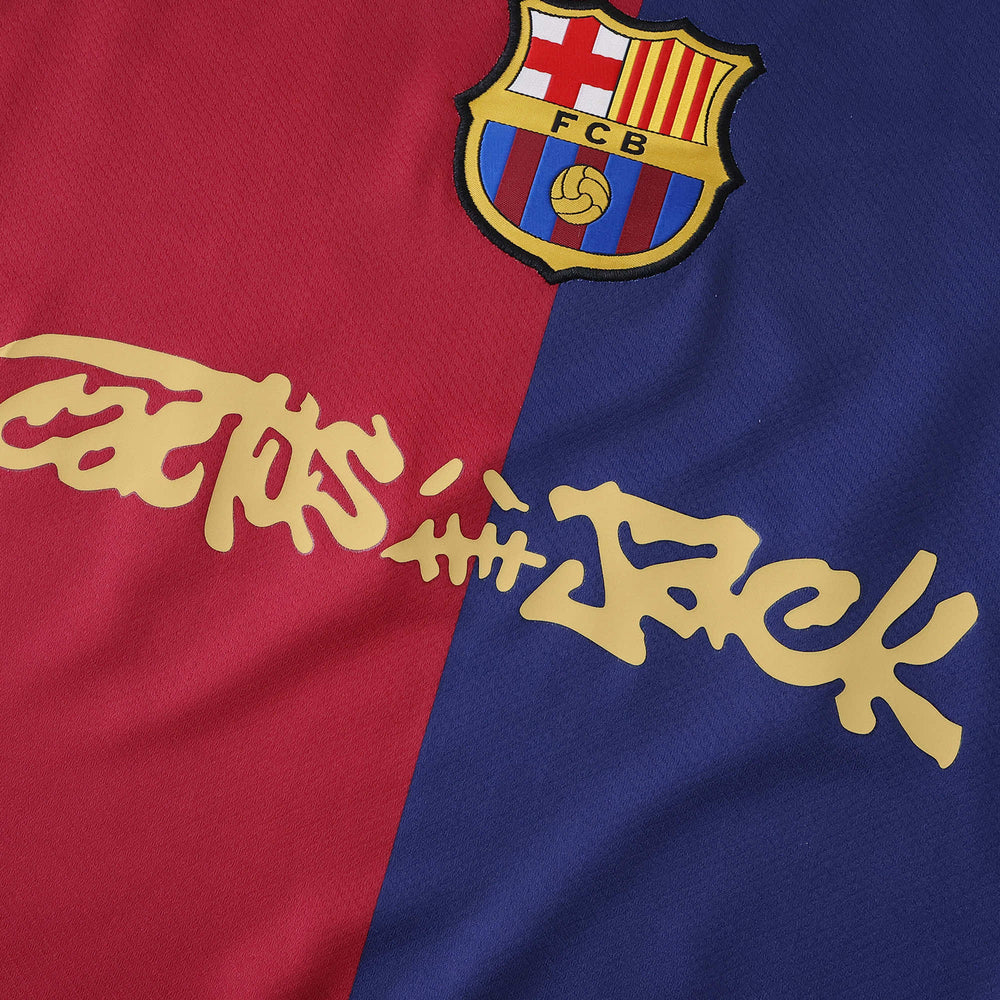Camisa Nike Barcelona Home Edição Especial Travis Scott 2025 Masculina