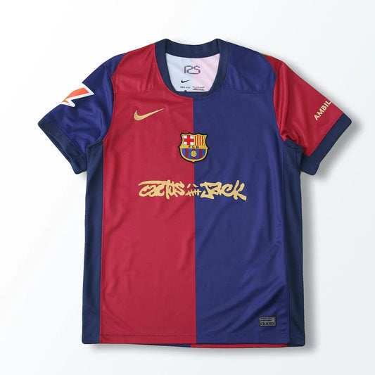 Camisa Nike Barcelona Home Edição Especial Travis Scott 2025 Masculina