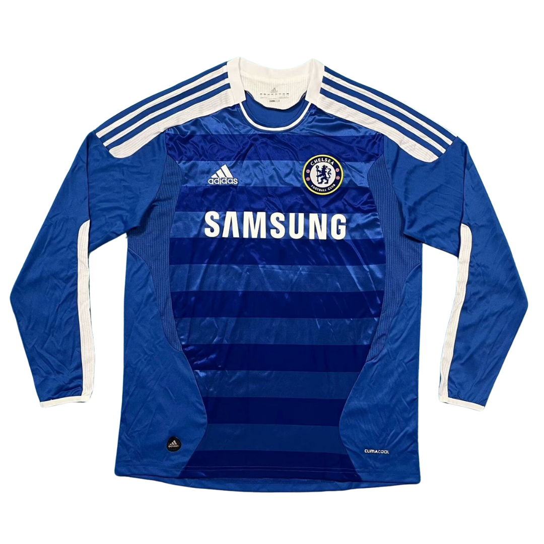 Camisa Chelsea Manga Longa Home 11/12 - Versão Retrô
