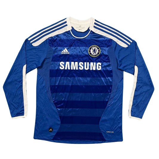 Camisa Chelsea Manga Longa Home 11/12 - Versão Retrô
