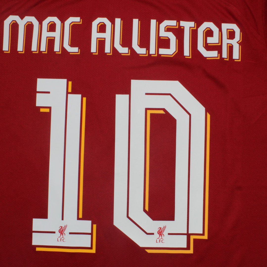 Camisa Liverpool Home 23/24 - Versão Retrô "Mac Allister" Nº 10