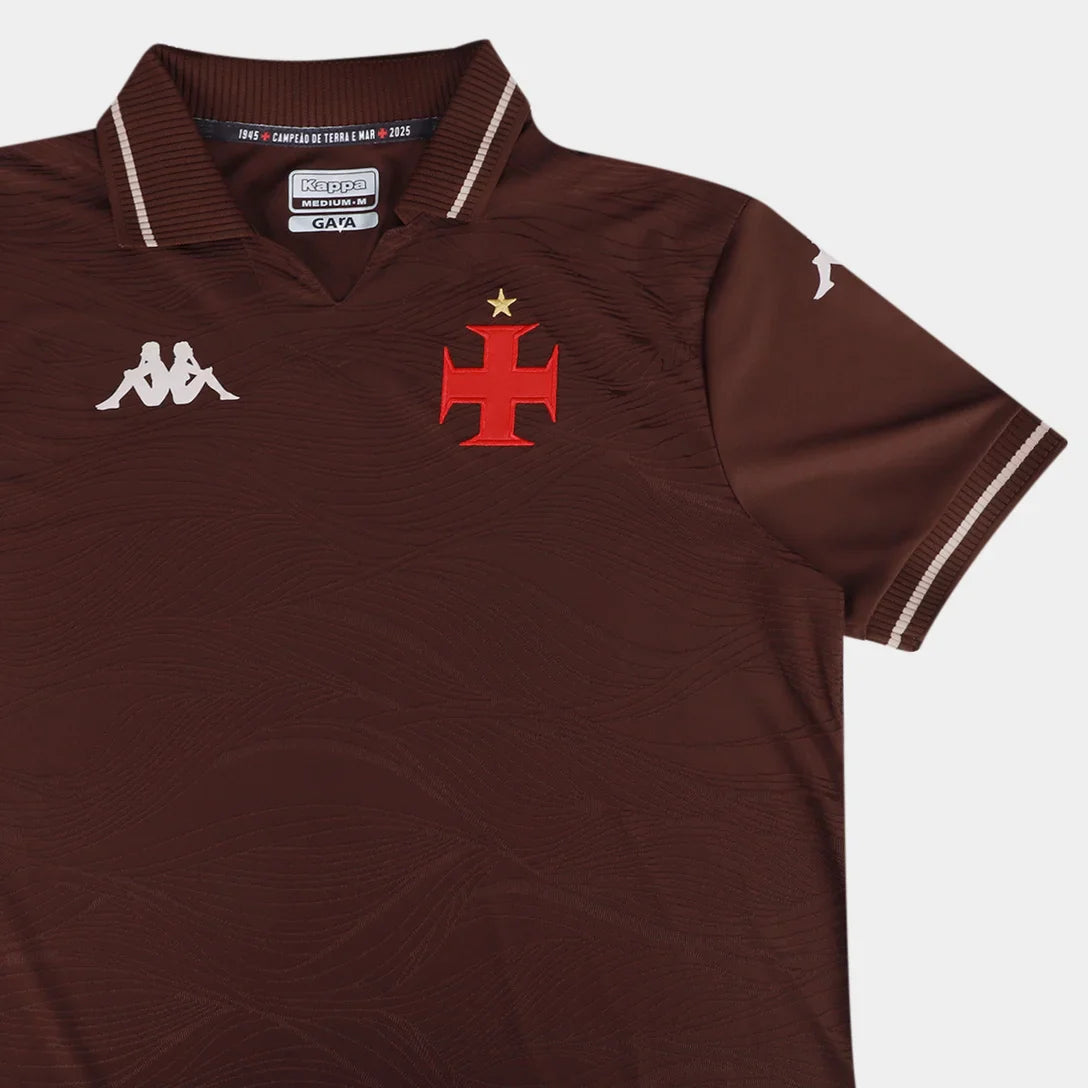 Camisa Kappa Vasco da Gama III 2025/26 Jogador Masculina