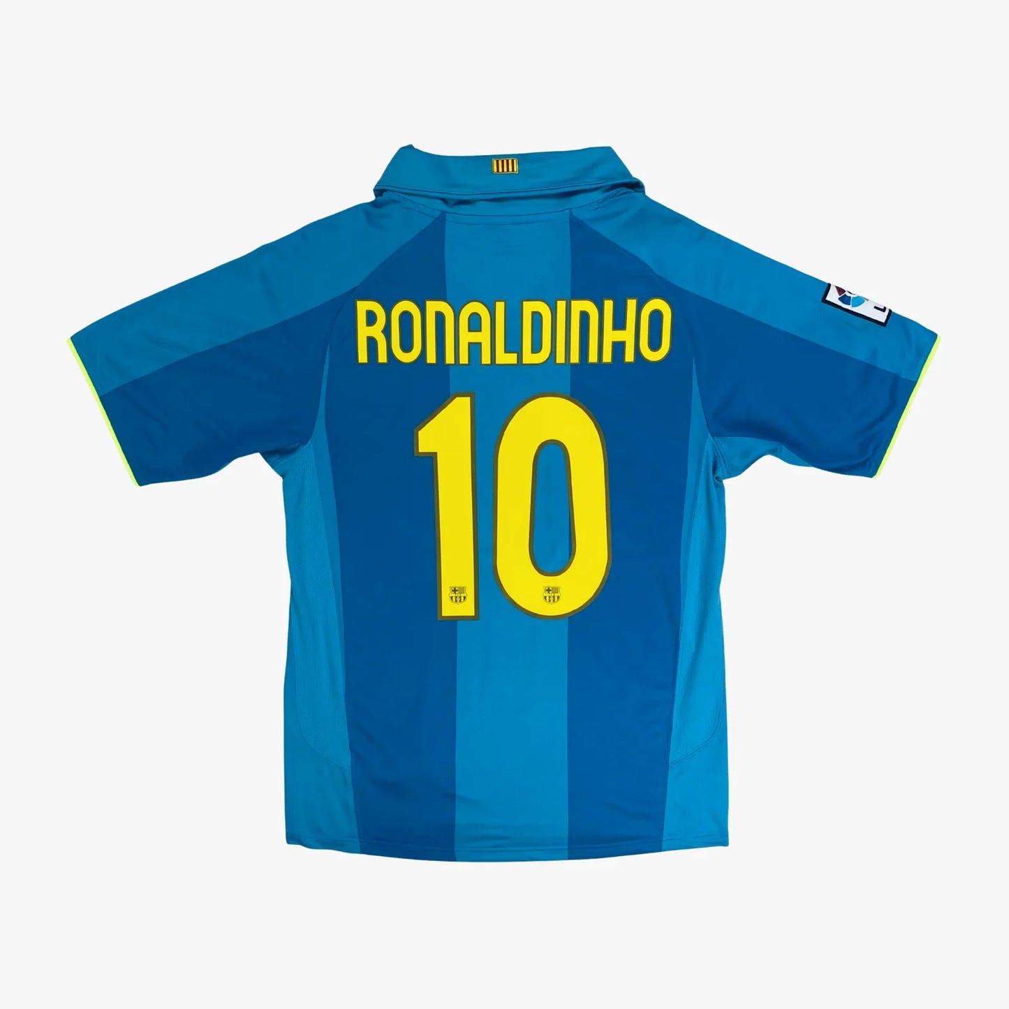Camisa Barcelona Away 07/08 - Versão Retrô "Ronaldinho" Nº 10