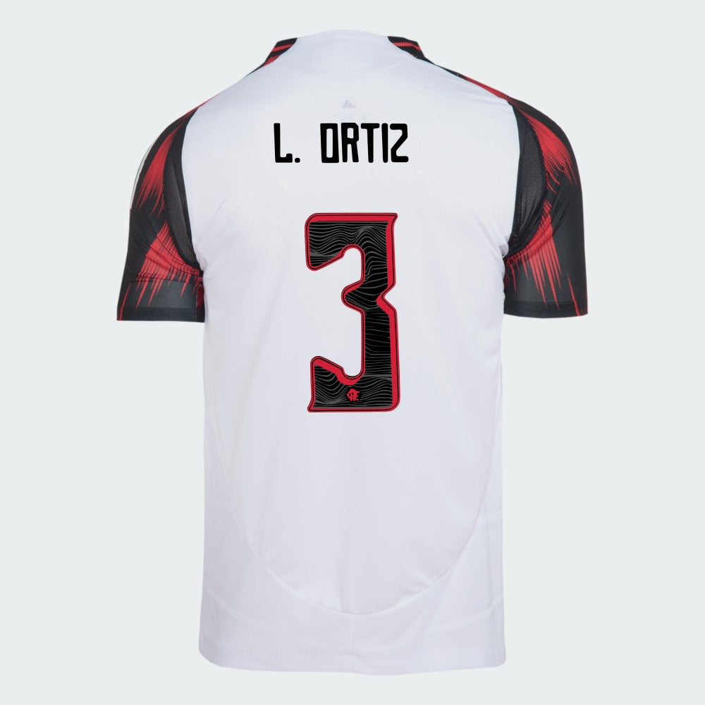 Camisa Flamengo 25/26 I "L. Ortiz" N° 3