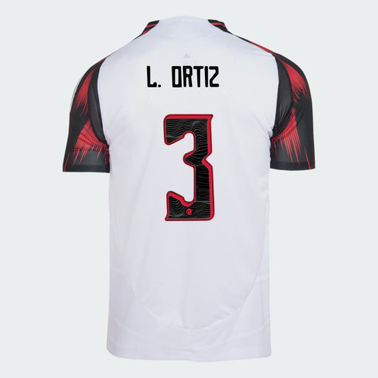 Camisa Flamengo 25/26 I "L. Ortiz" N° 3