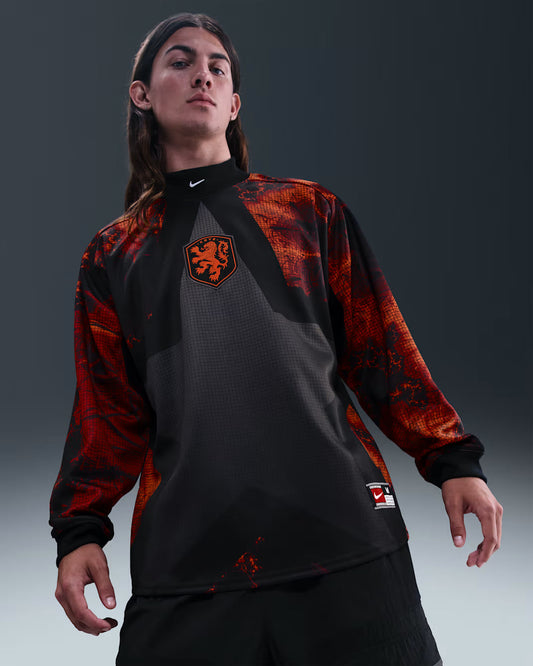 Camisa Nike Holanda 2025/26 Goleiro Manga Longa