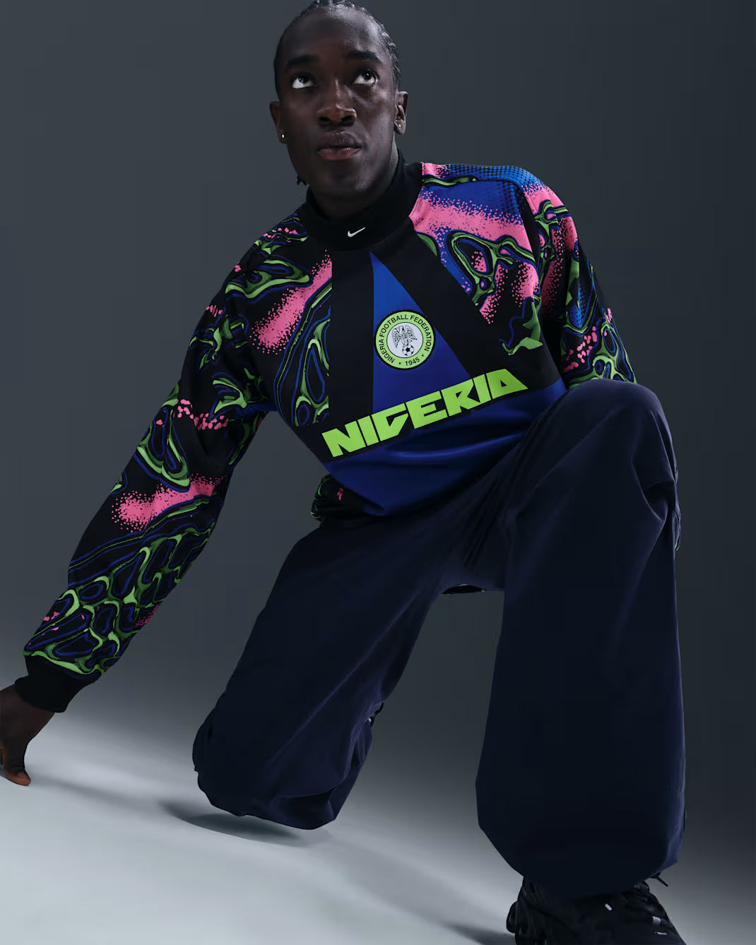 Camisa Nike Nigéria 2025/26 Goleiro Manga Longa