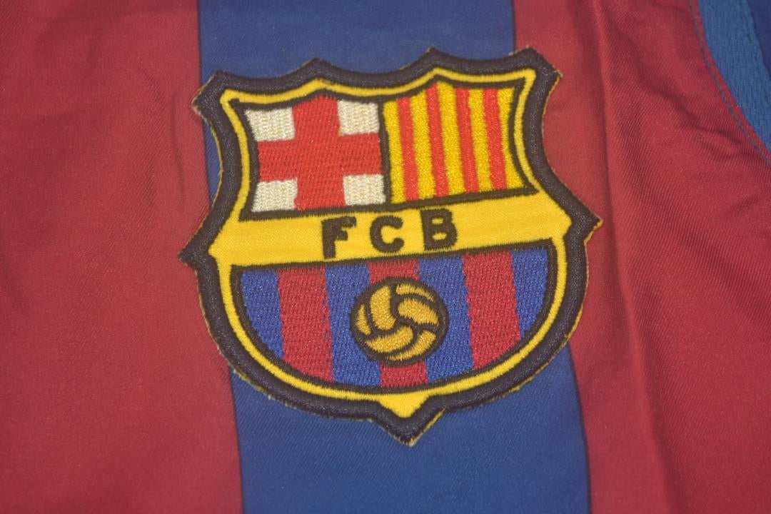 Camisa Barcelona Manga Longa 05/06 - Versão Retrô "Eto'o" Nº 9