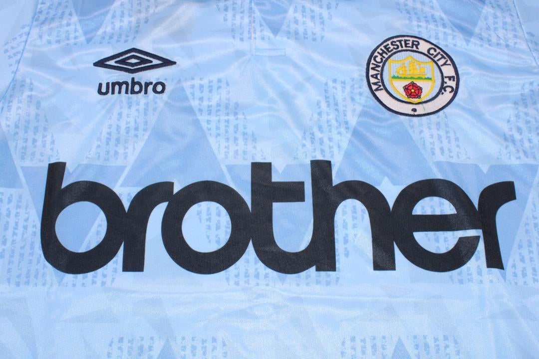 Camisa Manchester City Home 88/90 - Versão Retrô