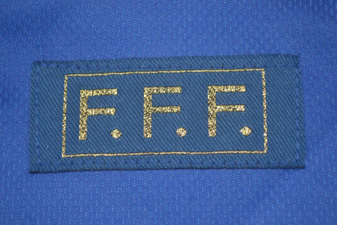 Camisa Retrô França Home Copa do Mundo Versão 1998 "Zidane" N°10