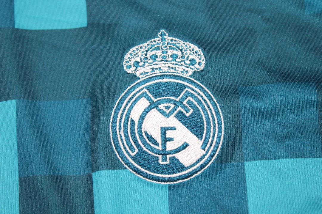 Camisa Real Madrid Manga Longa Away 17/18 - Versão Retrô