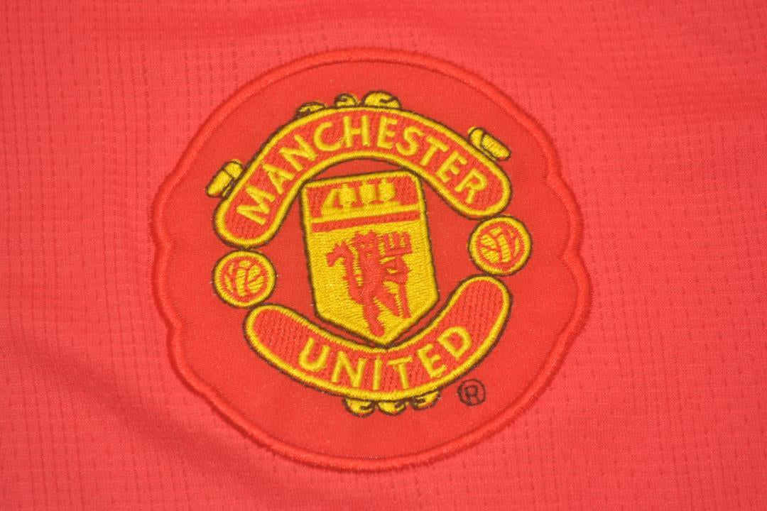 Camisa Manchester United Manga Longa Home 07/08 - Versão Retrô