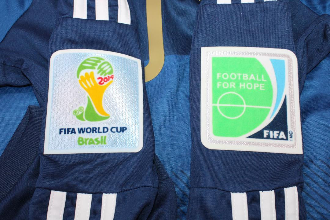 Camisa Argentina Manga Longa 2014 - Versão Retrô "Messi" Nº 10