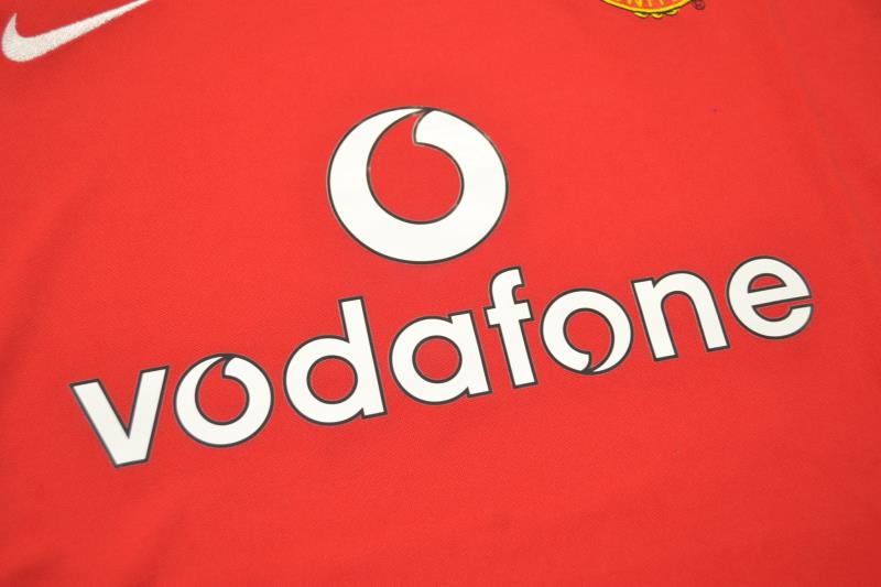 Camisa Manchester United Home 02/04 - Versão Retrô "Cristiano Ronaldo" Nº 7
