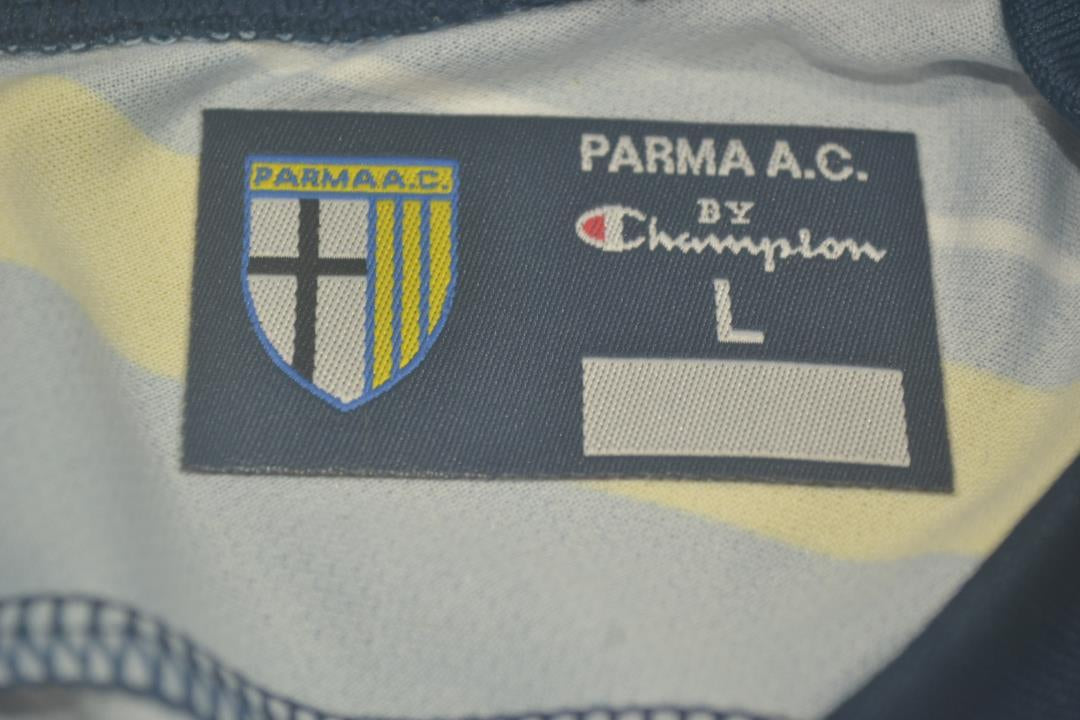 Camisa Retrô Parma Away Serie A Versão 99/00 "F.Cannavaro" N°.17