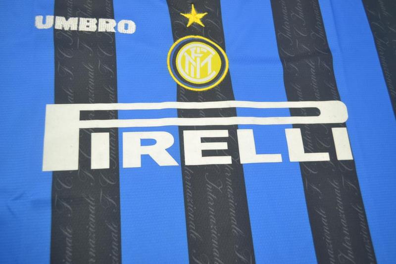 Camisa Retrô Inter de Milão Home 97/98 "Ronaldo" N°.10