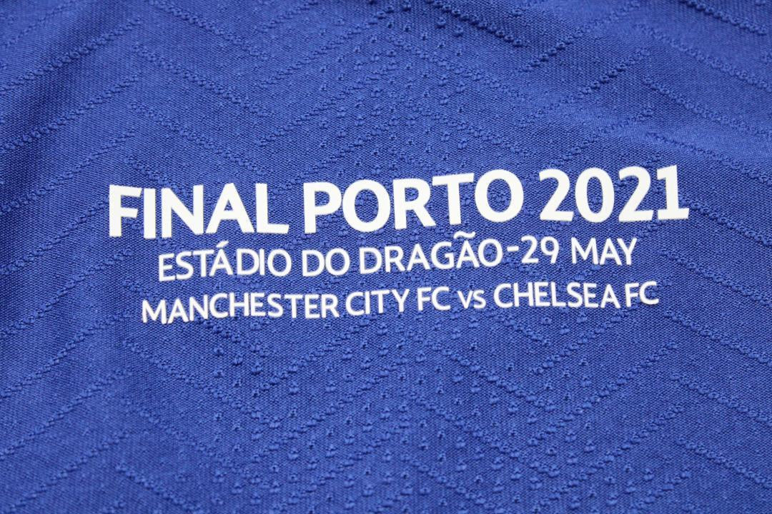 Camisa Chelsea UCL Final 20/21 - Versão Retrô "Kanté" Nº 7