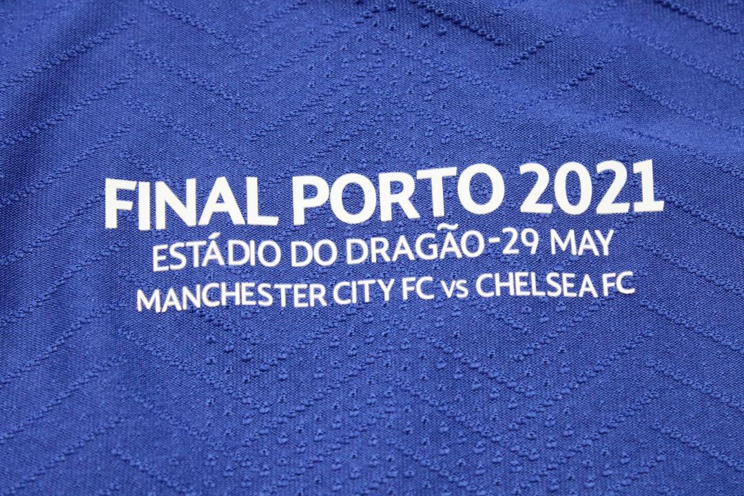 Camisa Chelsea UCL Final 20/21 - Versão Retrô "Kanté" Nº 7